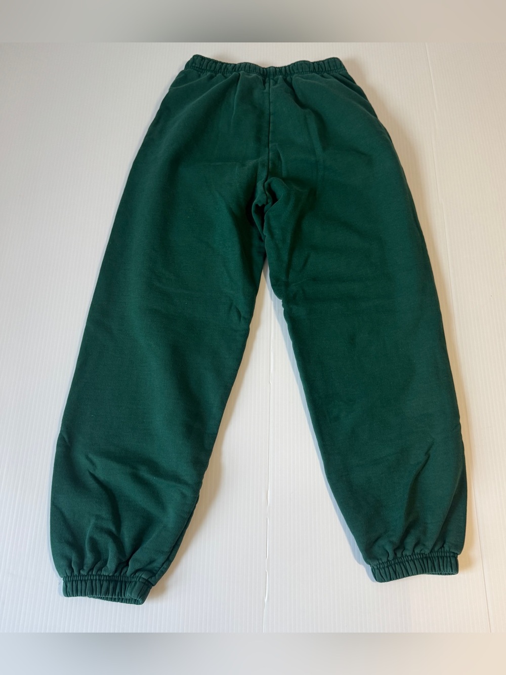 Aritzia TNA Cozy Fleece Forest Green XXS Jogger Sweatpants Athleisure Y2K - Picture 4 of 7